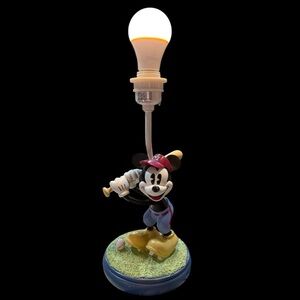Disney Mickey Mouse Baseball Player Lamp Night Light